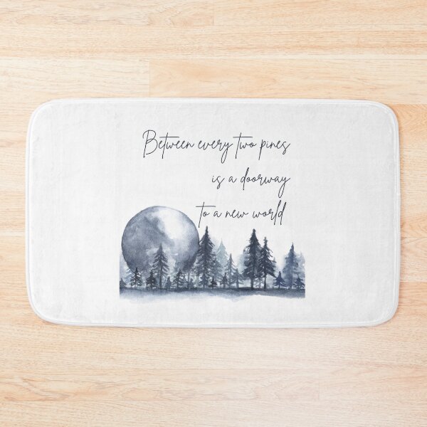 Item preview, Between every two pines is a doorway to a new world, Inspirational John Muir quote about life designed and sold by Auntieck.