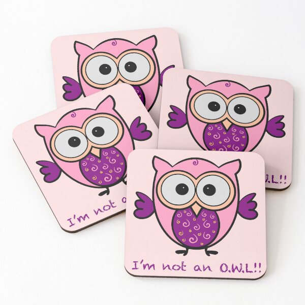Item preview, Pink and purple owl!! designed and sold by Rtsartmania.