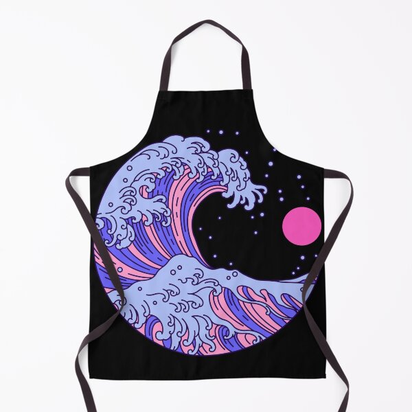 Item preview, Circular Japanese Wave Omni Sexual. Omnisexual Pride designed and sold by Subtle Pride Shop.