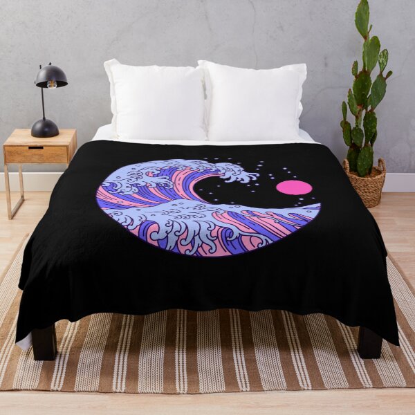 Item preview, Circular Japanese Wave Omni Sexual. Omnisexual Pride designed and sold by Subtle Pride Shop.