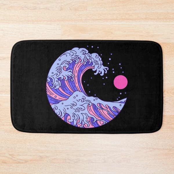 Item preview, Circular Japanese Wave Omni Sexual. Omnisexual Pride designed and sold by Subtle Pride Shop.