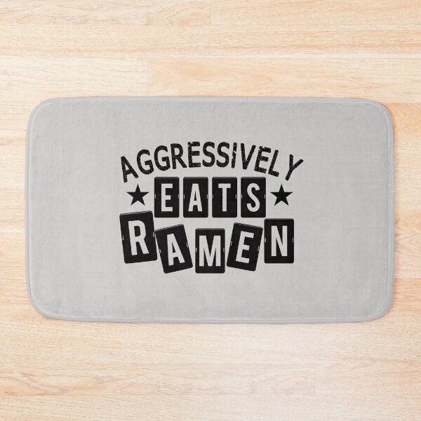 Item preview, Aggressively Eats Ramen Gift For Ramen Lovers Funny  designed and sold by JooArtPrints  ★★★★★.