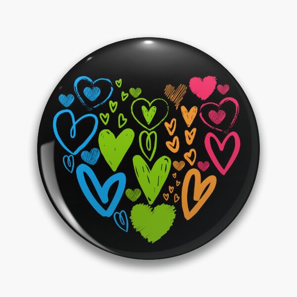 Item preview, Valentines Day Pan Romantic Hearts. Panromantic Pride designed and sold by Subtle Pride Shop.