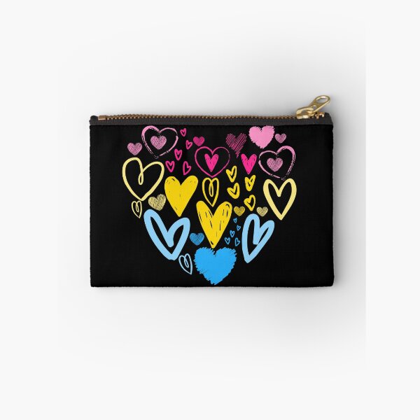 Item preview, Valentines Day Pan Romantic Hearts. Panromantic Pride designed and sold by Subtle Pride Shop.