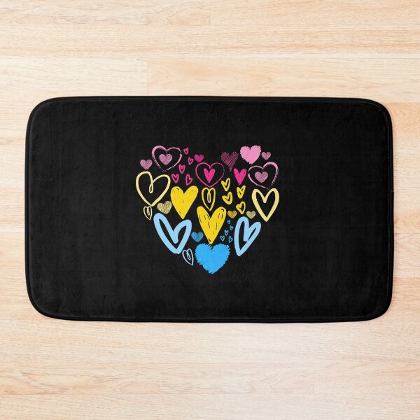Item preview, Valentines Day Pan Romantic Hearts. Panromantic Pride designed and sold by Subtle Pride Shop.