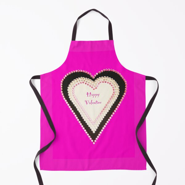 Item preview, Happy Valentine Pink Beaded Heart designed and sold by Heatherian.