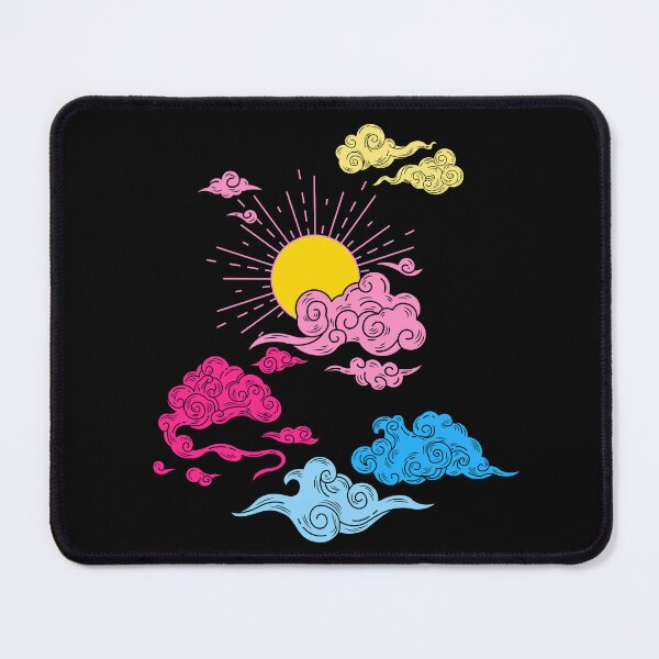 Item preview, Sun and Clouds Pan Romantic. Panromantic Pride designed and sold by Subtle Pride Shop.
