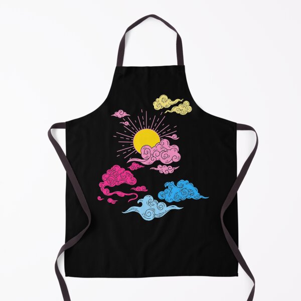 Item preview, Sun and Clouds Pan Romantic. Panromantic Pride designed and sold by Subtle Pride Shop.