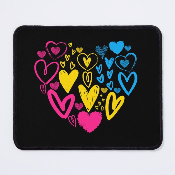 Item preview, Valentines Day Pan Hearts. Pansexual Pride designed and sold by Subtle Pride Shop.