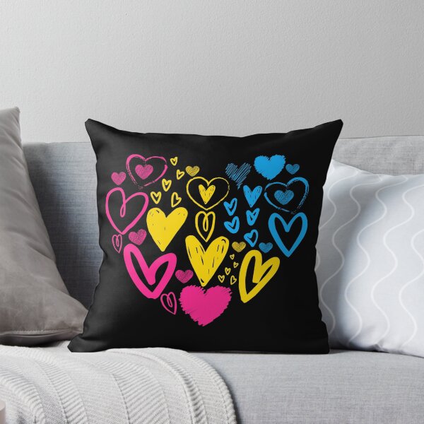 Item preview, Valentines Day Pan Hearts. Pansexual Pride designed and sold by Subtle Pride Shop.