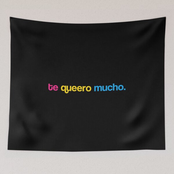 Item preview, te queero mucho Pan. Pansexual Pride designed and sold by Subtle Pride Shop.
