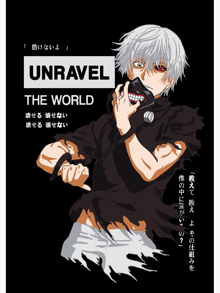"Unravelkanekitokyoghoul" Poster by Nenline Redbubble