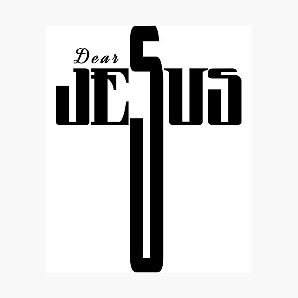 Item preview, DEAR JESUS      designed and sold by OrdyBazzar.