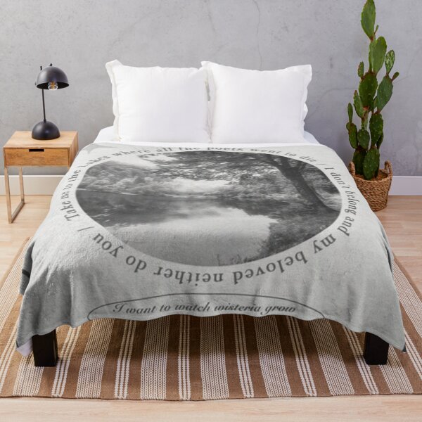 Item preview, The Lakes Poster Metal Print tapestry throw blanket designed and sold by jocrok45.