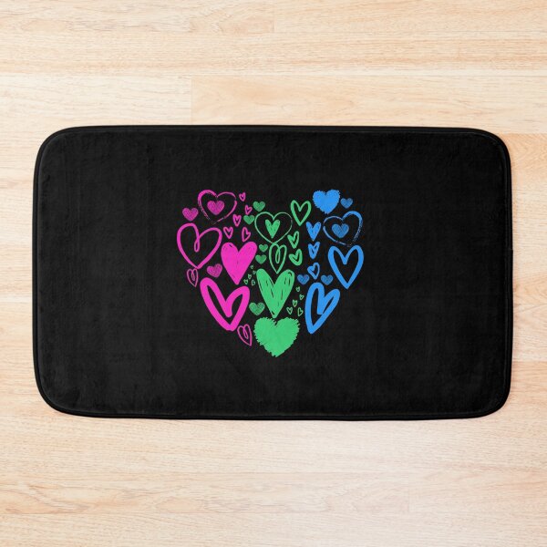 Item preview, Valentines Day Poly Hearts. Polysexual Pride designed and sold by Subtle Pride Shop.