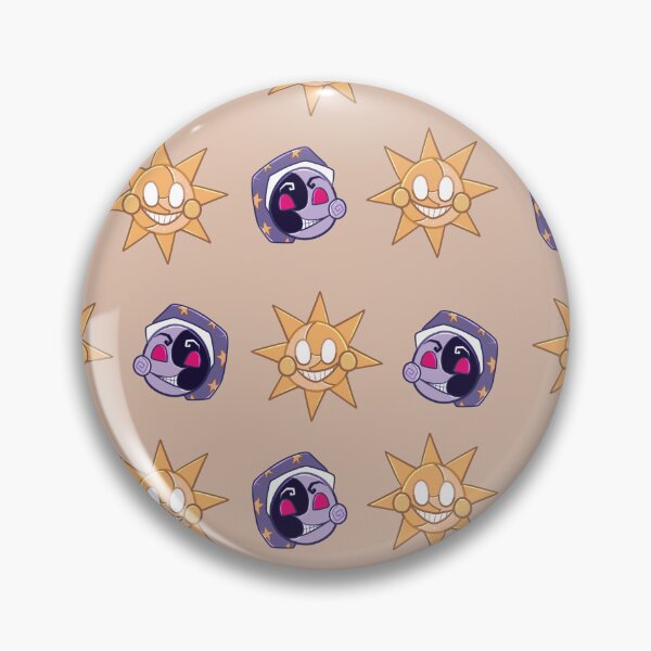 Item preview, Sunrise and Moondrop repeating pattern designed and sold by Norway-Addict.