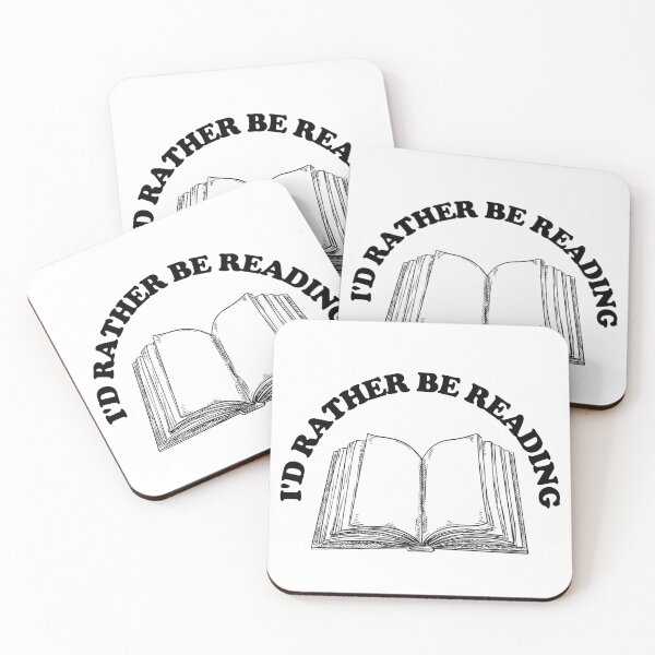 Item preview, Id Rather Be Reading, Book Club, Black designed and sold by anghelapparel.