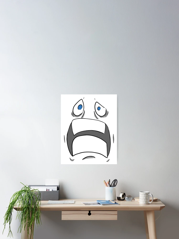Aperçu 2 sur 3. Poster avec l'œuvre Visage effrayant [Roufxis-Rb] créée et vendue par RoufXis.
