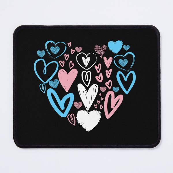 Item preview, Valentines Day Trans Hearts. Transgender Pride designed and sold by Subtle Pride Shop.