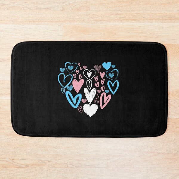 Item preview, Valentines Day Trans Hearts. Transgender Pride designed and sold by Subtle Pride Shop.