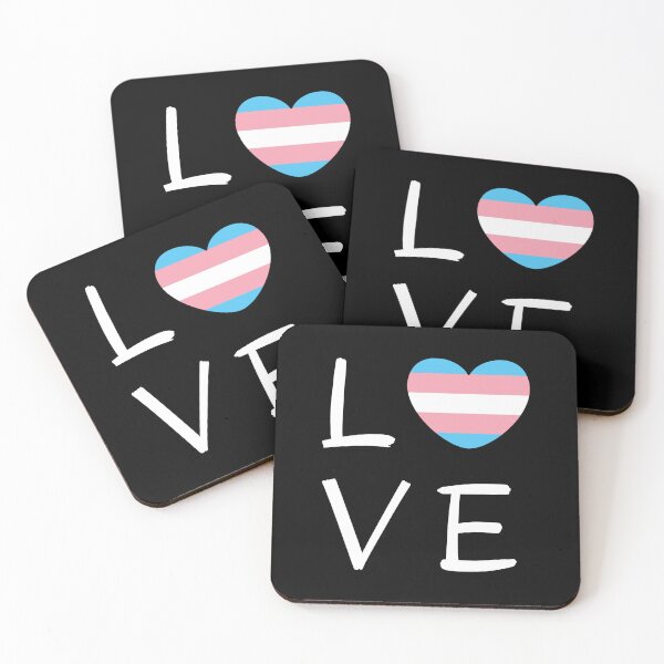 Item preview, LOVE Trans Heart. Transgender Pride designed and sold by Subtle Pride Shop.