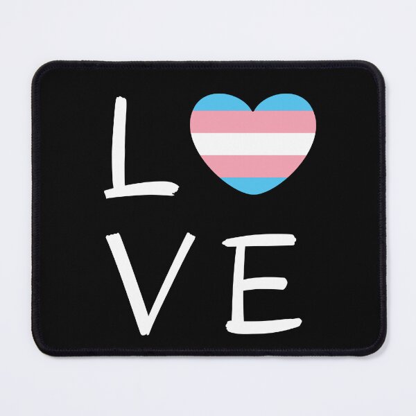 Item preview, LOVE Trans Heart. Transgender Pride designed and sold by Subtle Pride Shop.