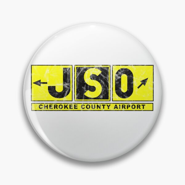 Artikelvorschau, JSO Cherokee County Airport Rollway Sign Design Distressed entworfen und verkauft von RealPilotDesign.