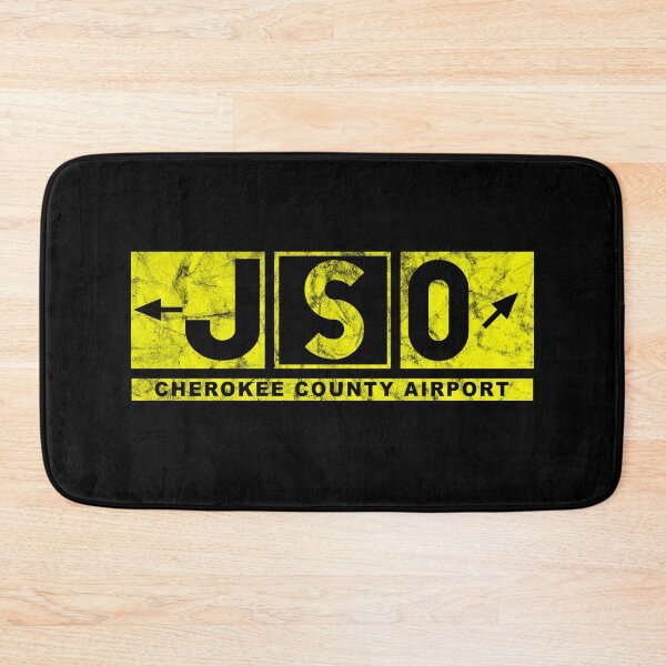 Item preview, JSO Cherokee County Airport Taxiway Sign Design Distressed designed and sold by RealPilotDesign.