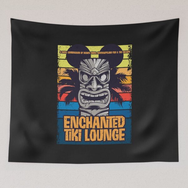 Item preview, Tiki Room Enchanted Tiki Lounge  designed and sold by PrintAndArros.
