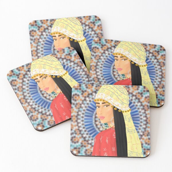 Item preview, Amazigh beautiful Moroccan woman painting designed and sold by Imanitasong.
