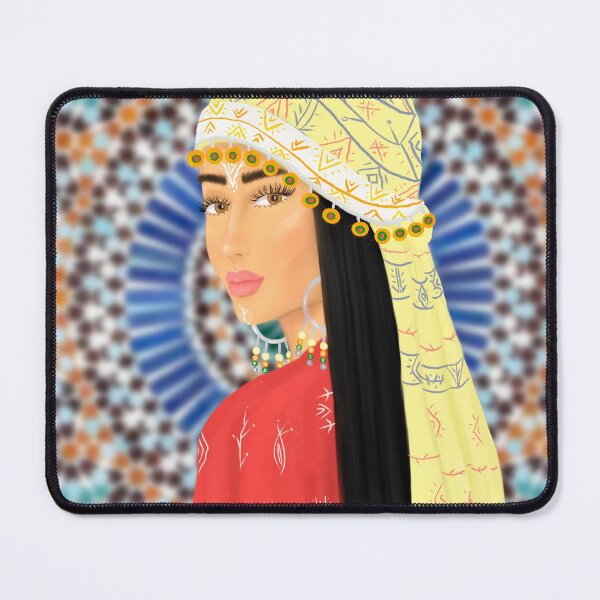 Item preview, Amazigh beautiful Moroccan woman painting designed and sold by Imanitasong.