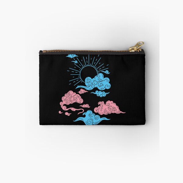 Item preview, Sun and Clouds Black Trans Flag. Transgender Pride designed and sold by Subtle Pride Shop.
