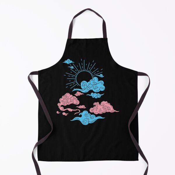 Item preview, Sun and Clouds Black Trans Flag. Transgender Pride designed and sold by Subtle Pride Shop.