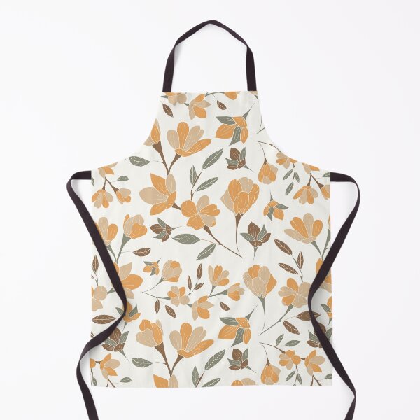 Item preview, orange blühen flowers garden designed and sold by sewproject.