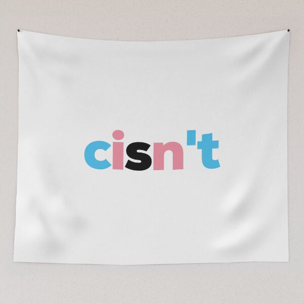 Item preview, cisn't Black Trans Flag. Transgender Pride designed and sold by Subtle Pride Shop.