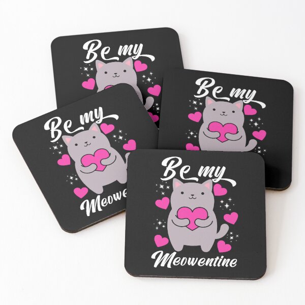 Item preview, Happy Meowentines Day, Be My Meowentine, Cat lover Valentines Day designed and sold by FNStuff.