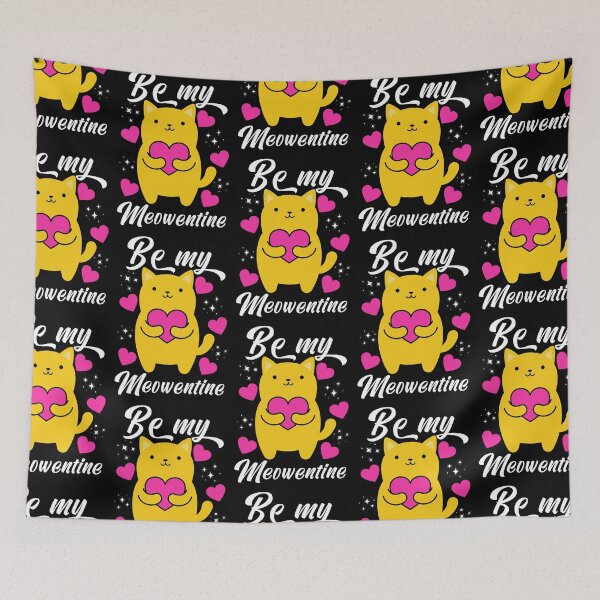 Item preview, Happy Meowentines Day, Be My Meowentine, Cat lover Valentines Day designed and sold by FNStuff.
