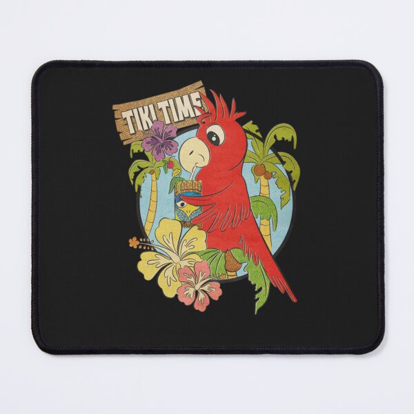 Item preview, Tiki Time Tiki Time Parrot designed and sold by PrintAndArros.
