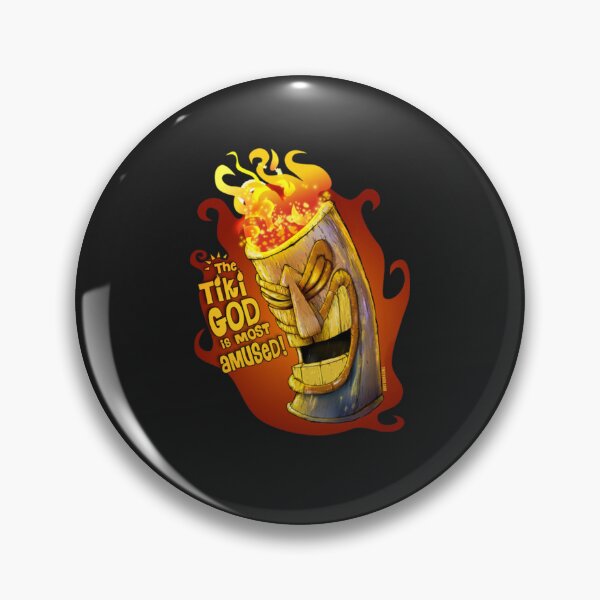 Item preview, Tiki The Tiki Is Most Amused designed and sold by PrintAndArros.