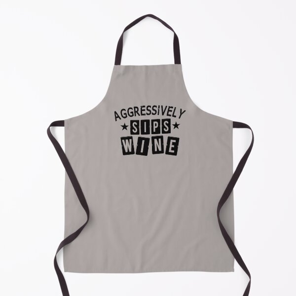 Item preview, Aggressively Sips Wine Gift For Wine Lovers Funny  designed and sold by JooArtPrints  ★★★★★.