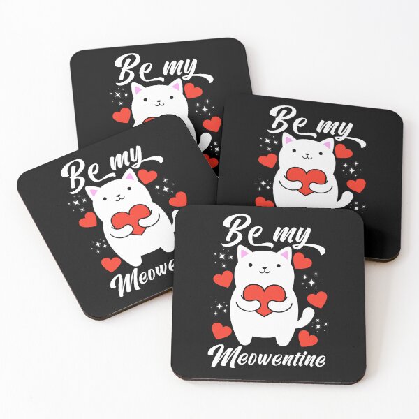 Item preview, Happy Meowentines Day, Be My Meowentine, Cat lover Valentines Day designed and sold by FNStuff.
