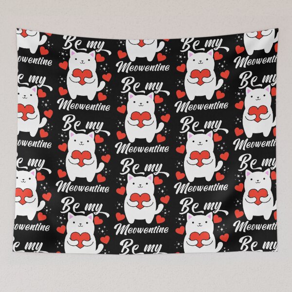 Item preview, Happy Meowentines Day, Be My Meowentine, Cat lover Valentines Day designed and sold by FNStuff.