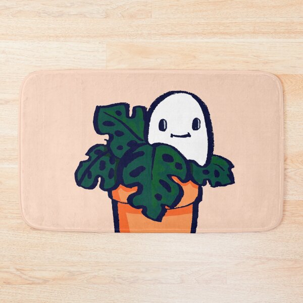 Item preview, The ghost of well tended monstera plants designed and sold by Theysaurus.