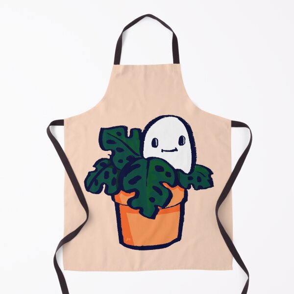 Item preview, The ghost of well tended monstera plants designed and sold by Theysaurus.