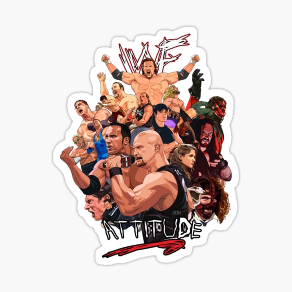Vista previa del artículo con la obra «Actitud de lucha libre con logotipo», diseñado y vendido por PrintAndArros.
