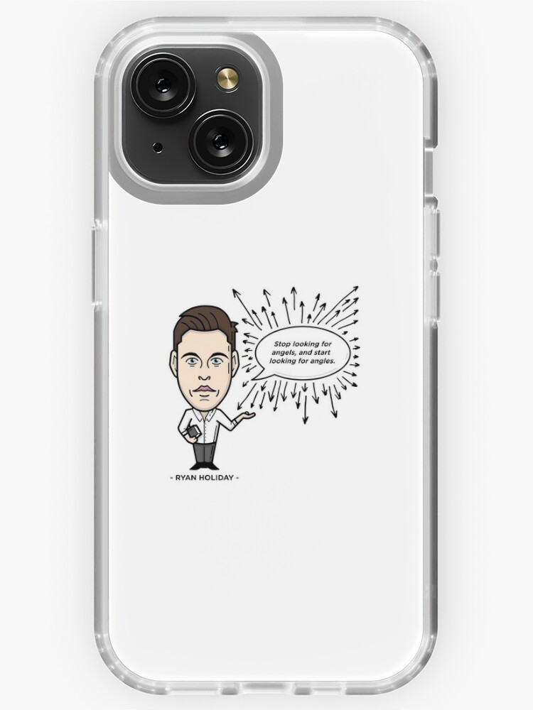 Ryan Holiday - Angels VS Angles  iPhone Case for Sale by hustlemoji