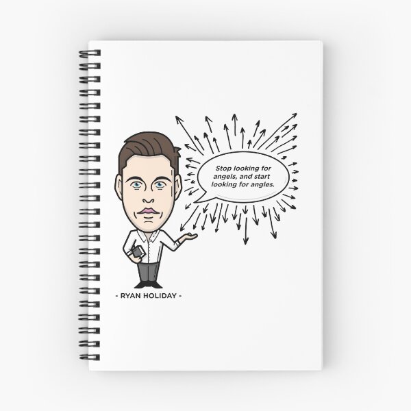 Item preview, Ryan Holiday - Angels VS Angles  designed and sold by hustlemoji.