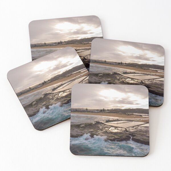 Item preview, Narrabeen Beach Pool at Sunset  designed and sold by jemmurphy23.