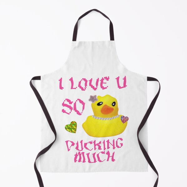 Item preview, I love u so ducking much - valentines day designed and sold by iamzigzaggy.