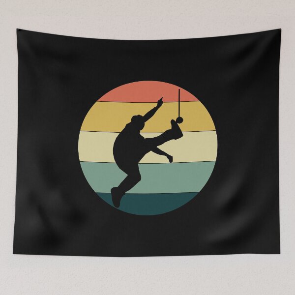 Item preview, One Foot High Kick Competition Vintage Retro Sunset designed and sold by CuteDesigns1.